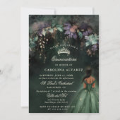 エンチャントフォレストウッドランドアーチグリーンキンセアニェラ 招待状 (正面)