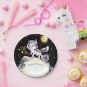 エンチャントフォレストウルフ誕生日 ペーパープレート (パーティー)