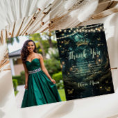 エンチャントフォレストエメラルドグリーンキンセアニラ写真 サンキューカード