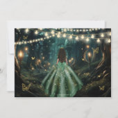 エンチャントフォレストエメラルドグリーンキンセアニラ写真 サンキューカード (裏面)