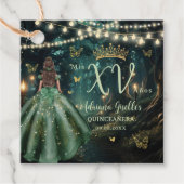 エンチャントフォレストエメラルドグリーンドレスキンセアニラ フェイバータグ (正面)