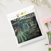 エンチャントフォレストエメラルドグリーンドレスキンセアニラ フェイバーバッグ (封をした状態)