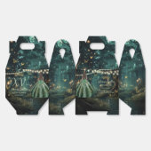 エンチャントフォレストエメラルドグリーンドレスキンセアニラ フェイバーボックス (見開き)