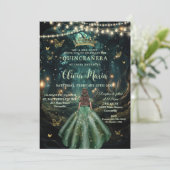 エンチャントフォレストエメラルドグリーンドレスキンセアニラ 招待状 (スタンド正面)