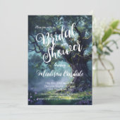 エンチャントフォレストオークツリーフェアリーライトブライダル 招待状 (スタンド正面)