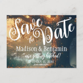 エンチャントフォレストオークツリー妖精のライト日救付付 ポストカード