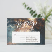 エンチャントフォレストオークツリー妖精ライトRSVP 招待状 (スタンド正面)