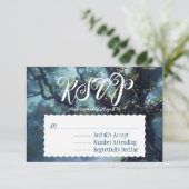 エンチャントフォレストオークツリー妖精ライトRSVP 招待状 (スタンド正面)