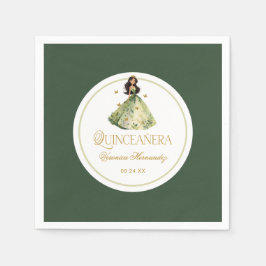 エンチャントフォレストキンセアニェラ誕生日 スタンダードカクテルナプキン