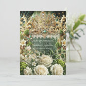 エンチャントフォレストクラウン結婚式招待状 – モスア 招待状 (スタンド正面)