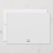 エンチャントフォレストクリスマスデイホリデーカード シーズンカード (裏面)