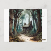 エンチャントフォレストコテージ ポストカード (裏面)