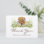 エンチャントフォレストサイドブランチ結婚の感謝の気持ち サンキューカード (スタンド正面)