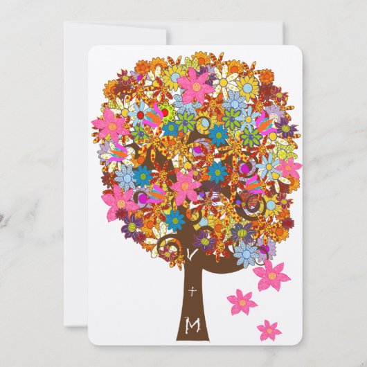 エンチャントフォレストサイドブランチ結婚式招待状 招待状 (裏面)