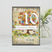 エンチャントフォレストサイドブランチ結婚式招待状 招待状 (スタンド正面)