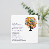 エンチャントフォレストサイドブランチ結婚式招待状 招待状 (スタンド正面)