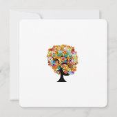 エンチャントフォレストサイドブランチ結婚式招待状 招待状 (裏面)