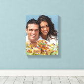 エンチャントフォレストサイドブ結婚ランチ キャンバスプリント (インサイチュ (ウッドフロア))