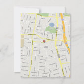 エンチャントフォレストサイドブ結婚ランチ 招待状 (裏面)