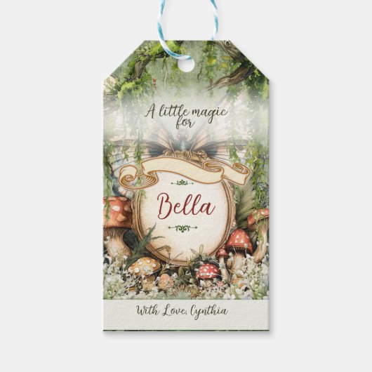 エンチャントフォレストサンキュー&ギフトラベル ギフトタグ (正面)