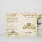 エンチャントフォレストサークルオブラブ結婚式 プログラム (スタンド正面)