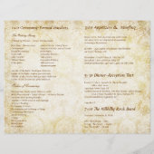 エンチャントフォレストサークルオブラブ結婚式 プログラム (裏面)