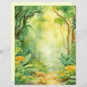 エンチャントフォレストジャングルワンダーランド紙シート (正面/裏面)