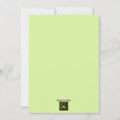 エンチャントフォレストスウィート16招待状 招待状 (裏面)