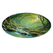 エンチャントフォレストストリームデザイン カッティングボード (角)