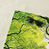 エンチャントフォレストストリームデザイン ビーチタオル (インサイチュ)