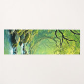 エンチャントフォレストストリームデザイン ヨガマット (正面(横))