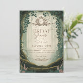 エンチャントフォレストストーリーブックブライダルシャワー 招待状 (スタンド正面)