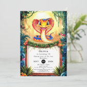 エンチャントフォレストスネーク誕生日 招待状 (スタンド正面)