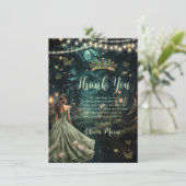 エンチャントフォレストセージ緑ドレスキンセアニラ サンキューカード (スタンド正面)