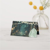 エンチャントフォレストセージ緑ドレスキンセアニラ プレイスカード (裏面)