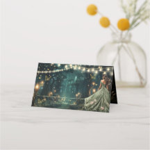 エンチャントフォレストセージ緑ドレスキンセアニラ