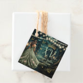 エンチャントフォレストセージ緑ドレス金ゴールドクインセアニラ フェイバータグ (インサイチュ)