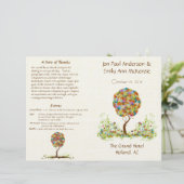 エンチャントフォレストツリーイン開花結婚式 プログラム (スタンド正面)