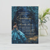 エンチャントフォレストティール(緑がかった色)キンセアニラ 招待状 (スタンド正面)