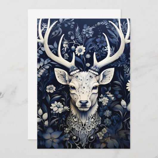 エンチャントフォレストディアウィンター開花 シーズンカード (正面/裏面)