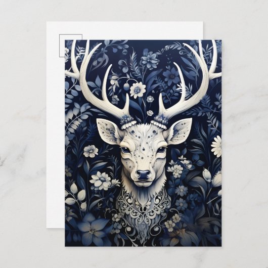 エンチャントフォレストディアウィンター開花 案内ポストカード (正面/裏面)