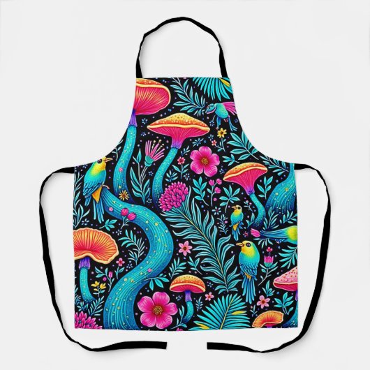 エンチャントフォレストドリーお洒落ムデザイン エプロン (正面)