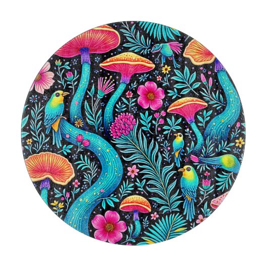 エンチャントフォレストドリーお洒落ムデザイン カッティングボード (正面)