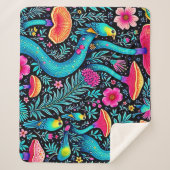 エンチャントフォレストドリーお洒落ムデザイン シェルパブランケット (正面)