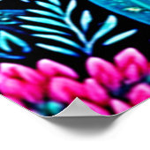 エンチャントフォレストドリーお洒落ムデザイン ポスター (角)