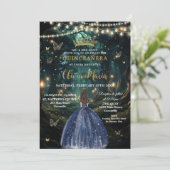 エンチャントフォレストネイビーブルードレスキンセアニラ16 招待状 (スタンド正面)