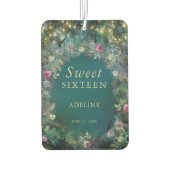 エンチャントフォレストバラグリーナリーフェアリーウッドランドRSVP カーエアーフレッシュナー (裏面)