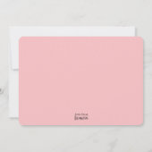 エンチャントフォレストパスツインズスウィート16お祝い 招待状 (裏面)