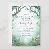 エンチャントフォレストフェアユタリーフォレストブライダルシャワー 招待状 (正面)