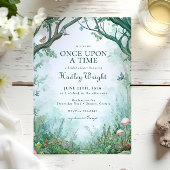 エンチャントフォレストフェアユタリーフォレストブライダルシャワー 招待状